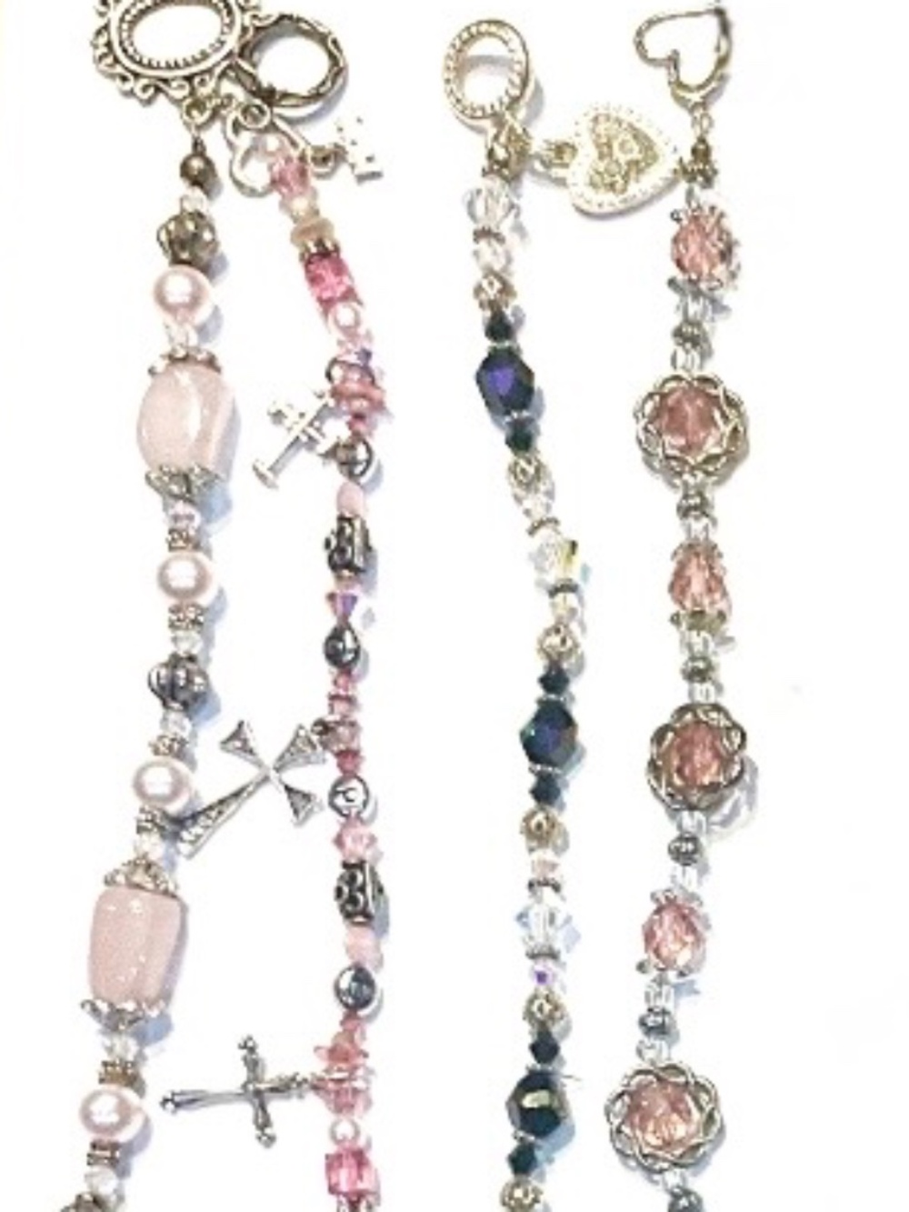 Wholesale Jewelry: 4 Custom Bracelets-Swarovski, Crystals, Gems, Silver,more NWT - Picture 2 of 5